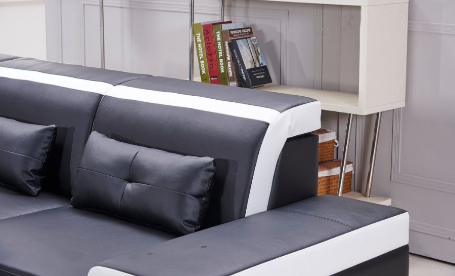 Ruby - U - Leather Sofa Lounge Set